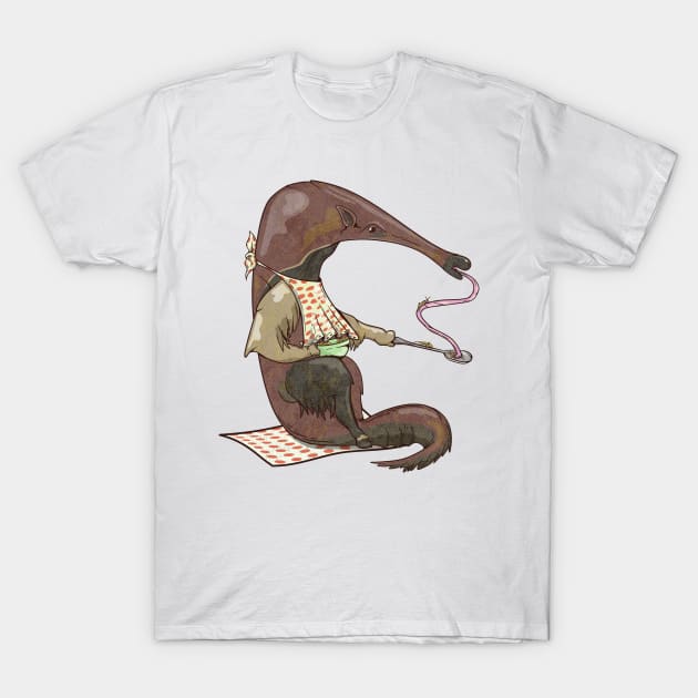 Cartoon anteater T-Shirt by mailboxdisco